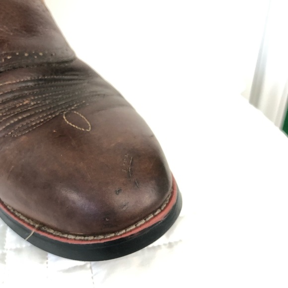 Ariat Heritage Stockman Barrel Brown Boot. Size 11.5D main image 9